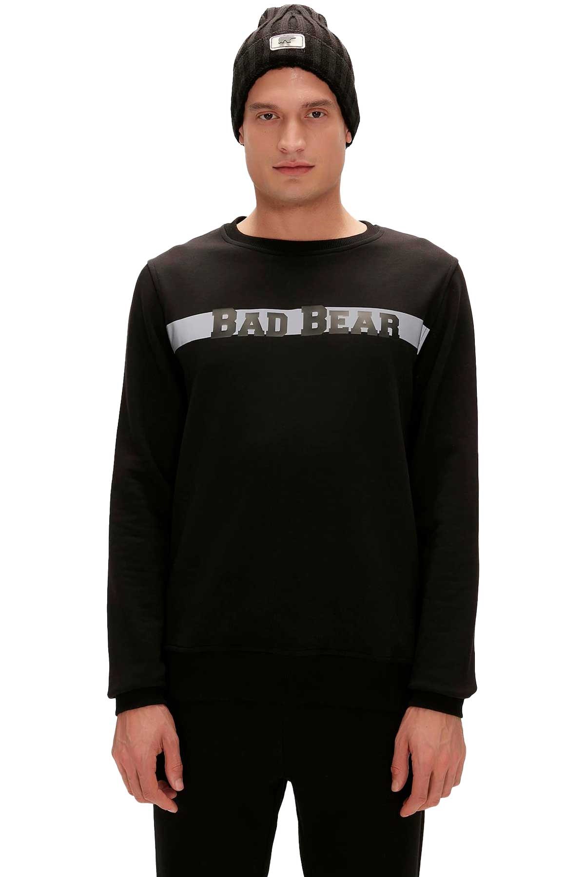 Bad Bear Erkek Sweatshirt 23.02.12.021-C01 Siyah