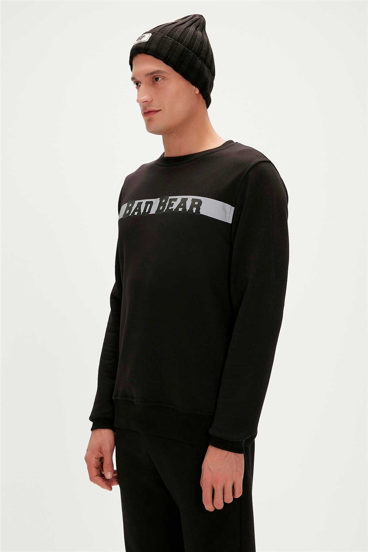 Bad Bear Erkek Sweatshirt 23.02.12.021-C01 Siyah