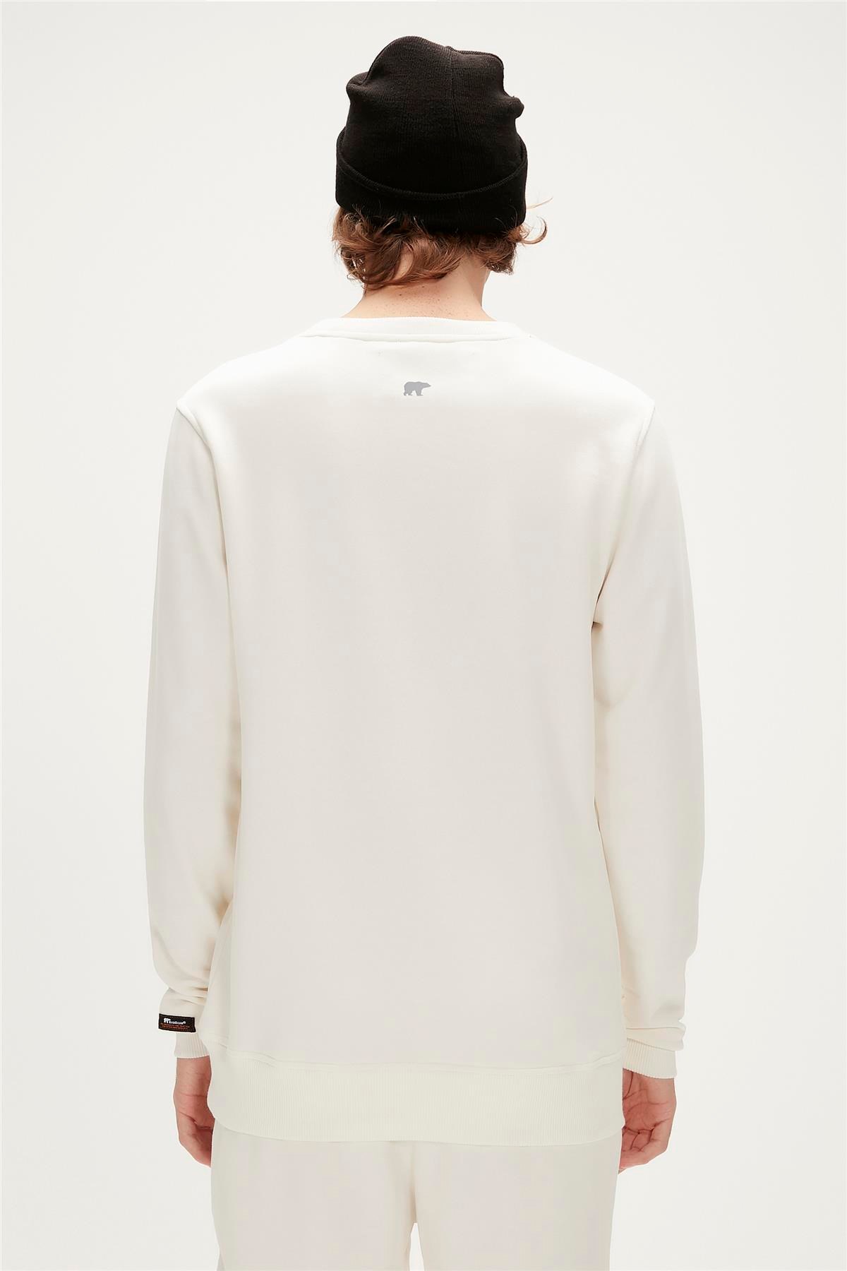 Bad Bear Erkek Sweatshirt 23.02.12.022-C108 Beyaz