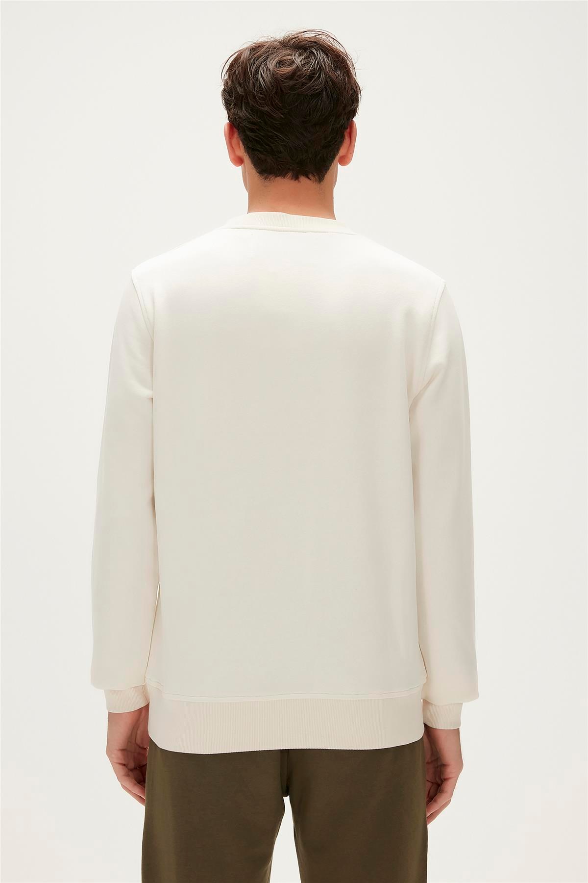 Bad Bear Erkek Sweatshirt 23.02.12.033-C108 Beyaz