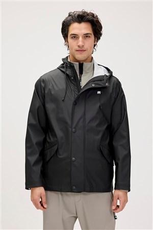 Bad Bear Patrol Erkek Yağmurluk 23.02.13.008-C01 Siyah