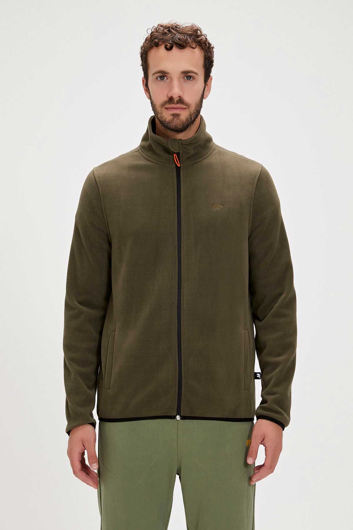 Bad Bear Erkek Polar Sweatshirt 23.02.21.001-C70 Haki