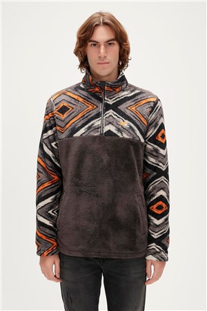 Bad Bear Erkek Peluş Ceket  23.02.29.001-C02 Antrasit