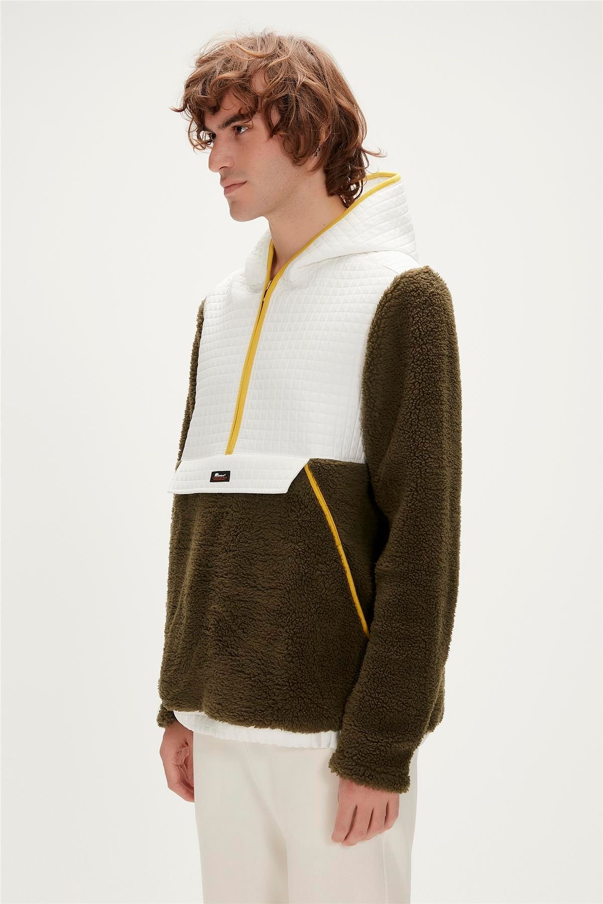 Bad Bear Erkek Peluş Sweatshirt 23.02.29.007-C70 Haki
