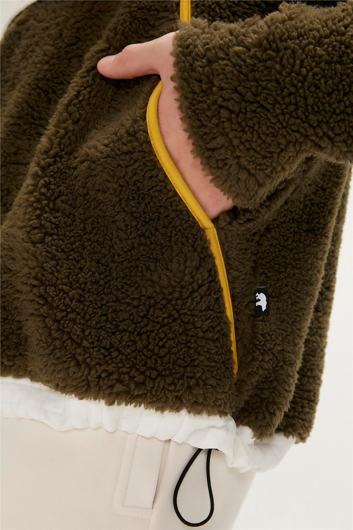 Bad Bear Erkek Peluş Sweatshirt 23.02.29.007-C70 Haki