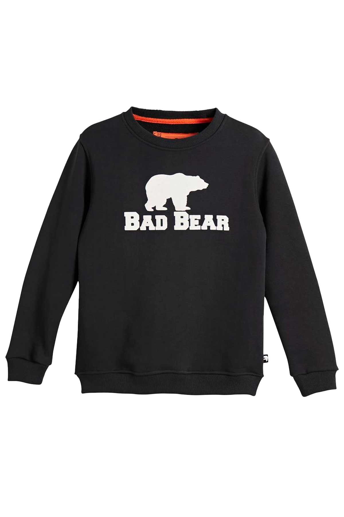 Bad Bear Çocuk Sweatshirt 23.06.12.001-C01 Siyah