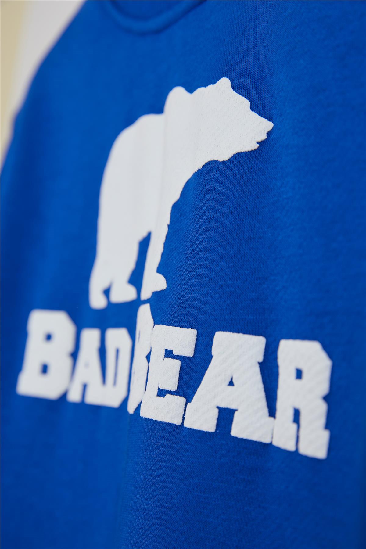 Bad Bear Logo Sweatshirt 23.06.12.001-C141 Mavi