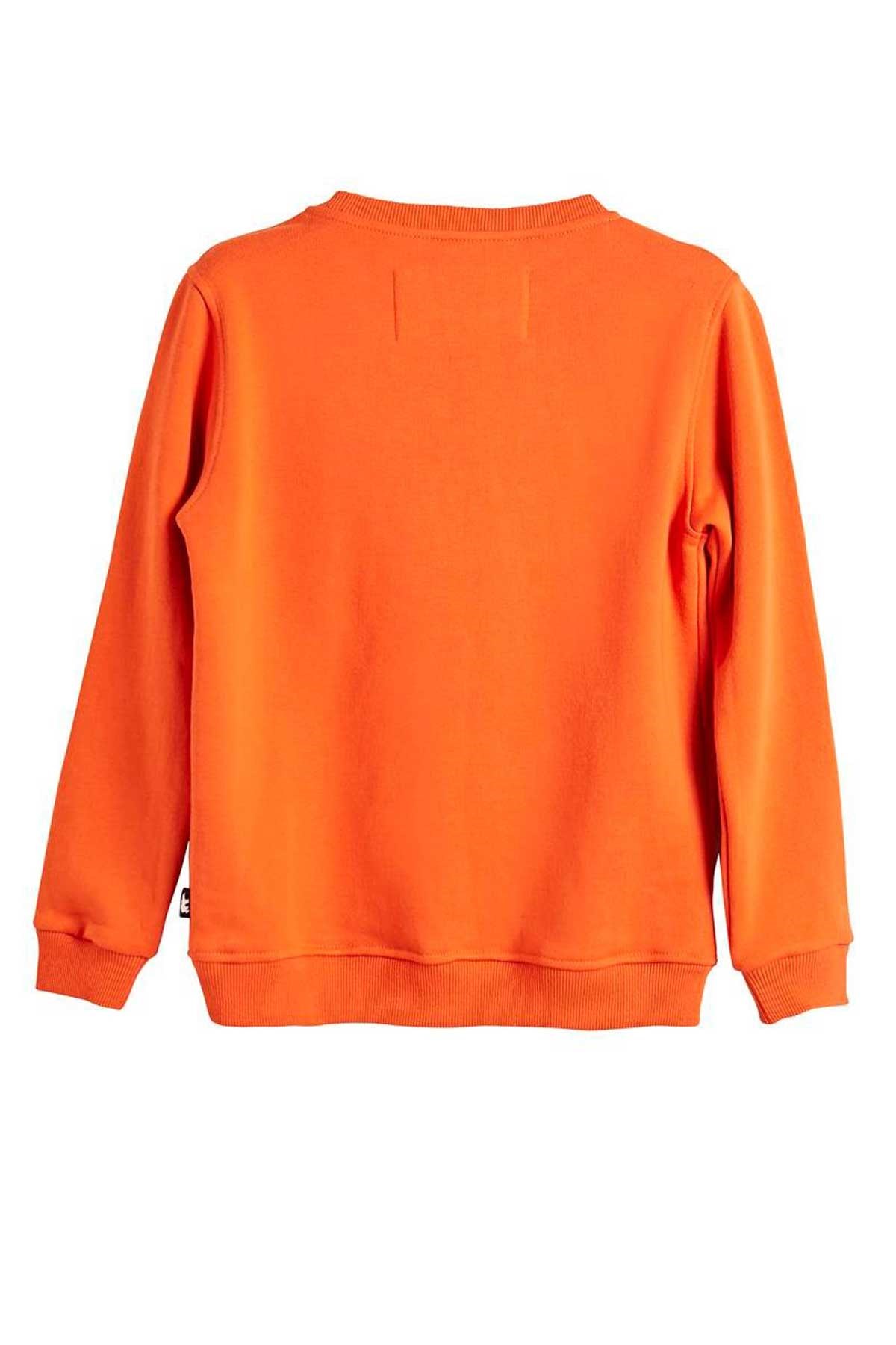Bad Bear Çocuk Sweatshirt 23.06.12.004-C38 Turuncu