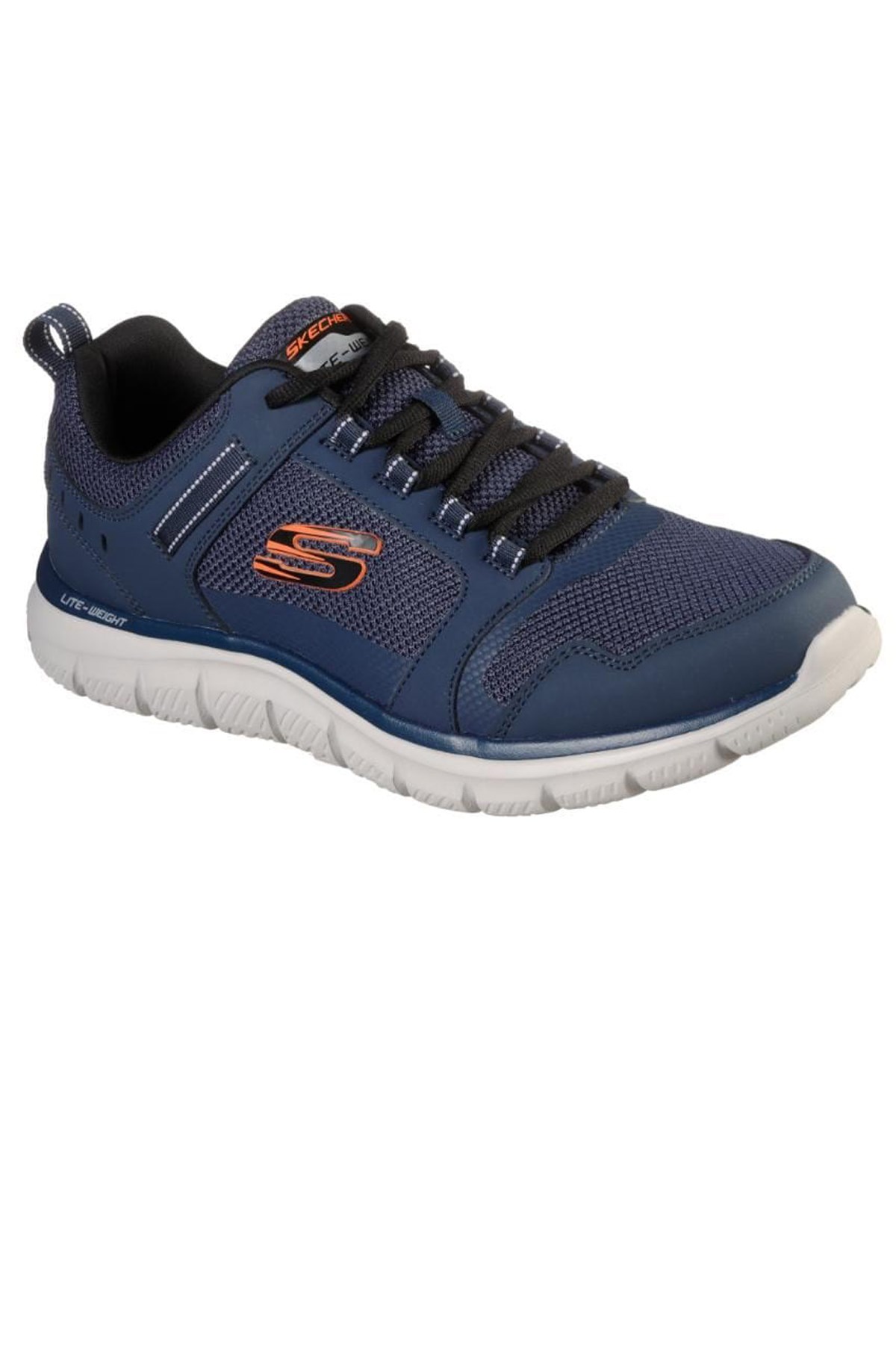 Skechers Track - Knockhıll Erkek Spor Ayakkabı 232001 NVOR Lacivert