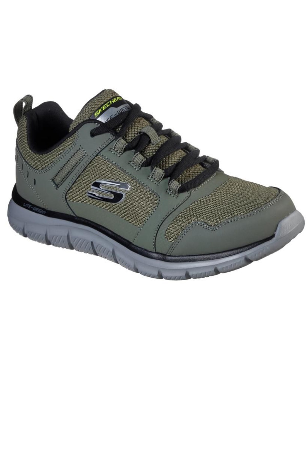 Skechers Track - Knockhıll Erkek Spor Ayakkabı 232001 OLBK Haki
