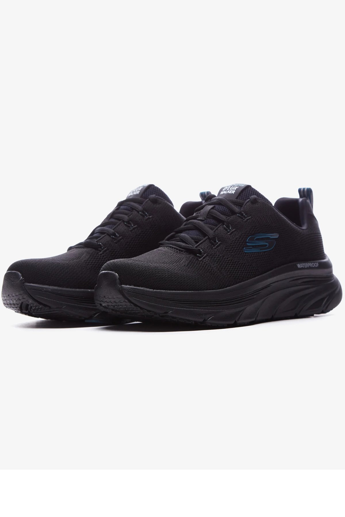 Skechers DLux Walker Erkek Spor Ayakkabı 232362 BKTL Siyah