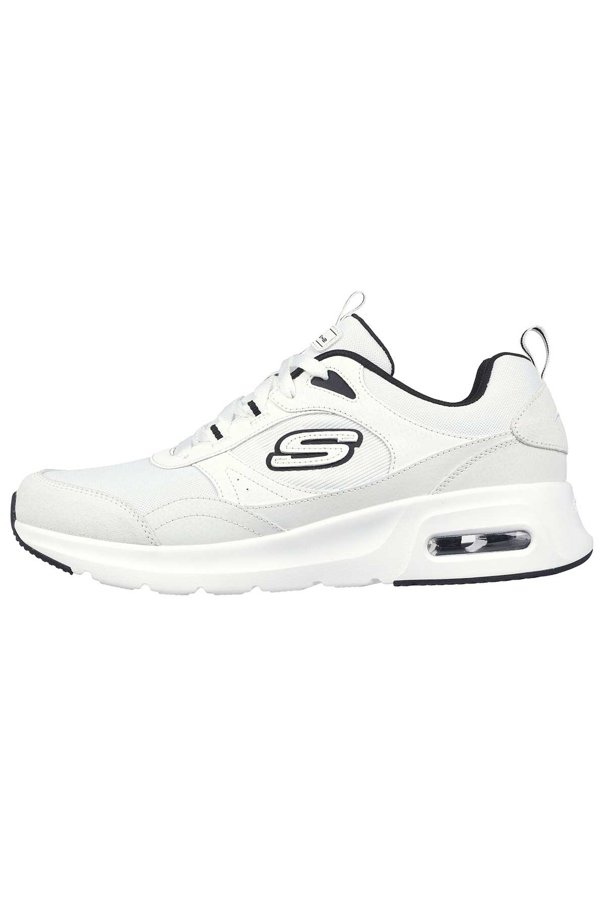 Skechers Skech-Air Court Erkek Spor Ayakkabı 232646 WBK Beyaz