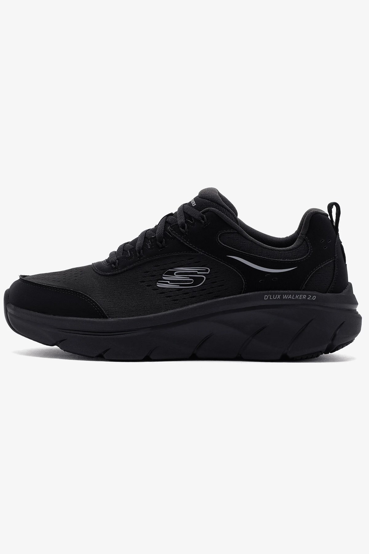 Skechers D'Lux Walker 2.0 Erkek Spor Ayakkabı 232715 BBK Siyah