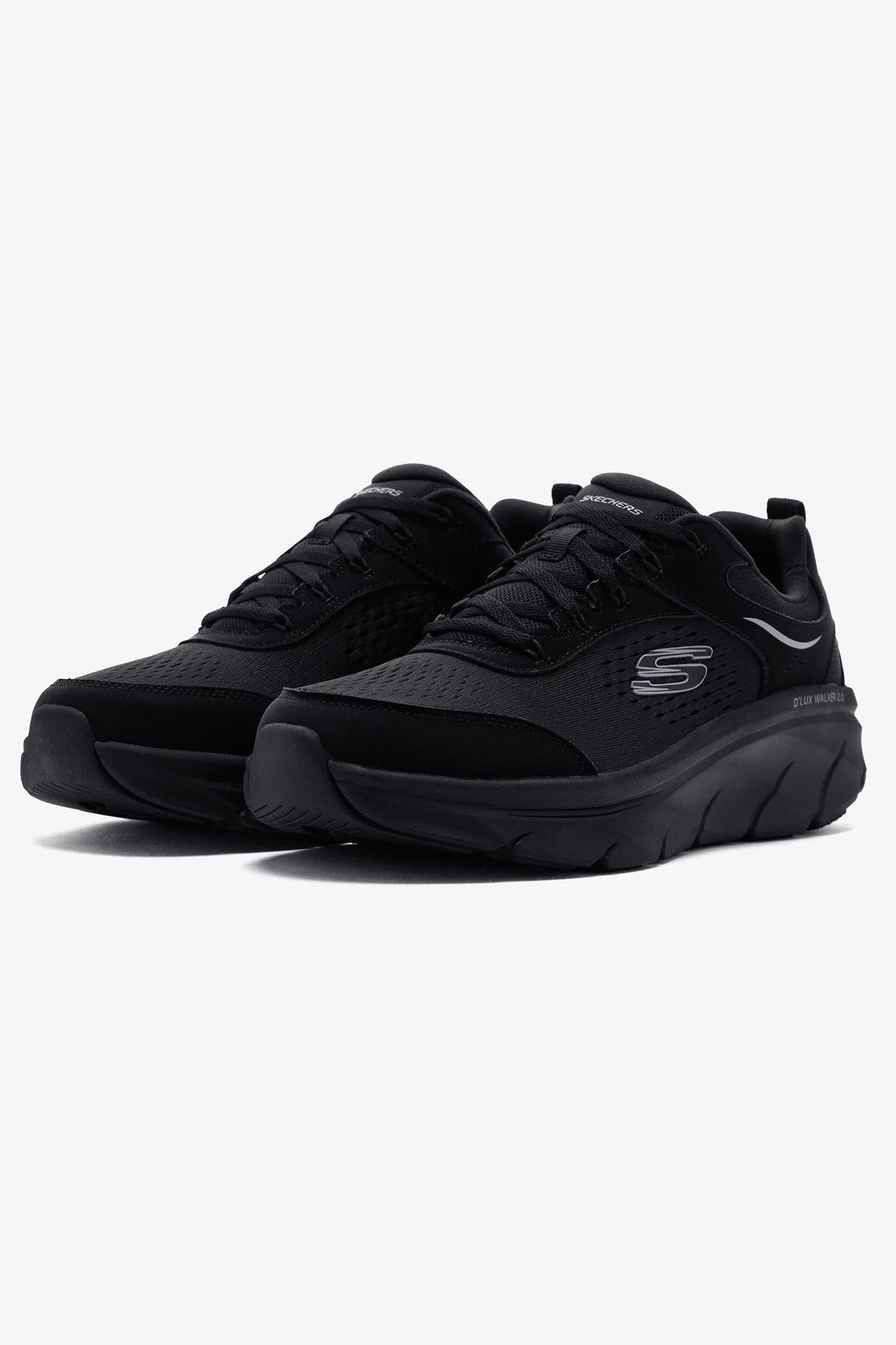 Skechers D'Lux Walker 2.0 Erkek Spor Ayakkabı 232715 BBK Siyah