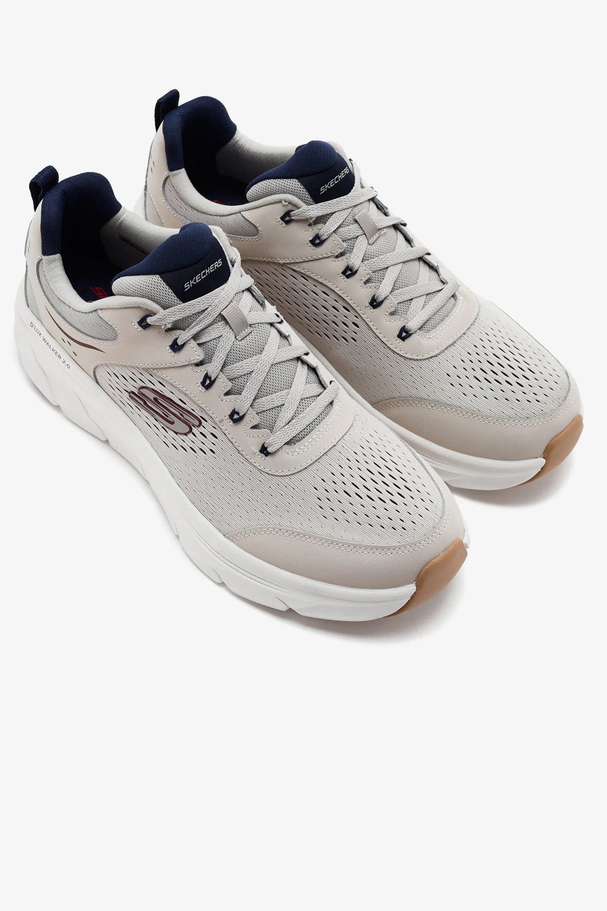 Skechers D'Lux Walker 2.0 Erkek Spor Ayakkabı 232715 OWNV Bej