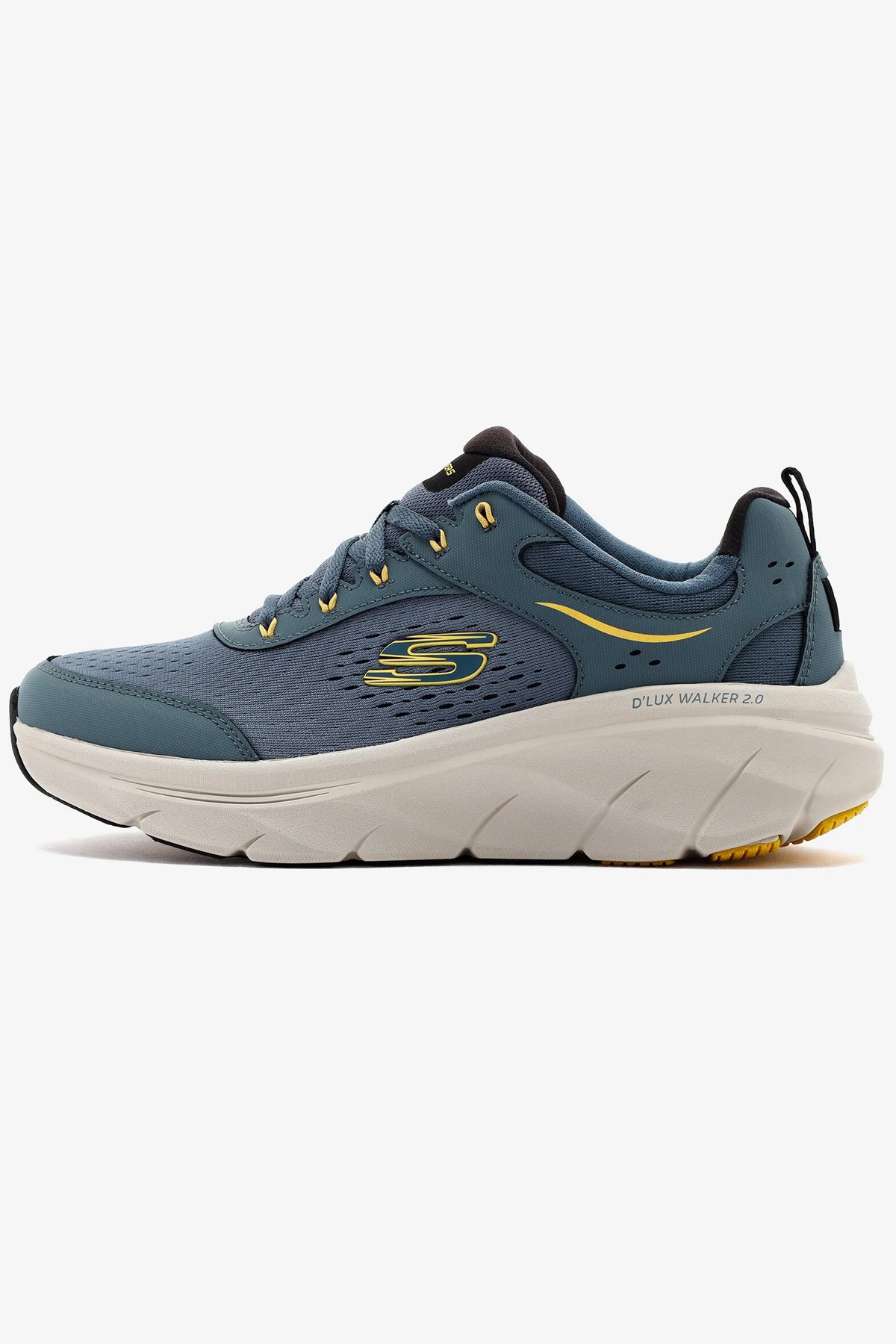 Skechers D'Lux Walker 2.0 Erkek Spor Ayakkabı 232715 SLT Gri