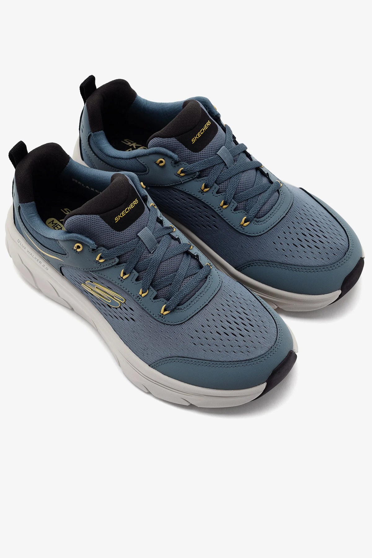 Skechers D'Lux Walker 2.0 Erkek Spor Ayakkabı 232715 SLT Gri
