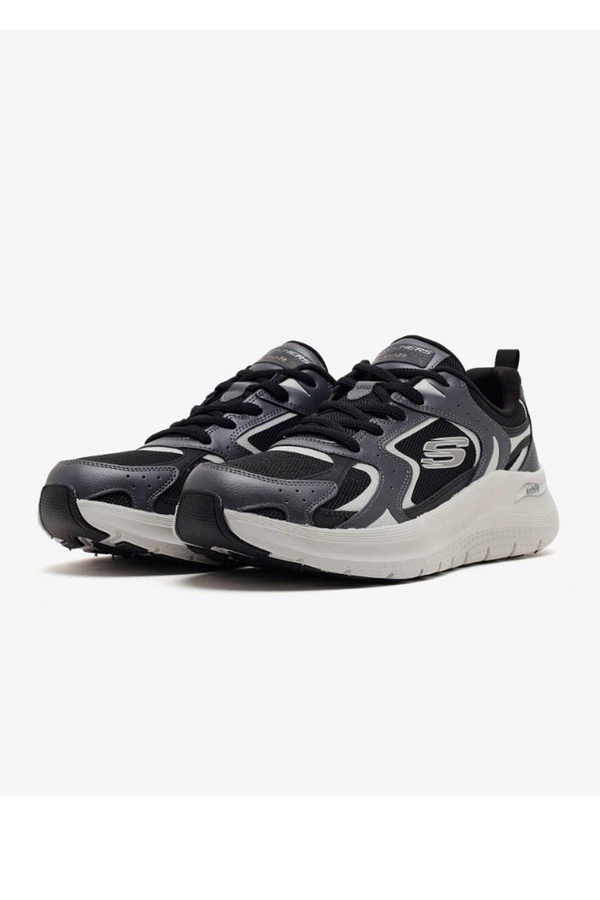 Skechers Arch Fit 2.0 Erkek Spor Ayakkabı 232806 BKCC Siyah