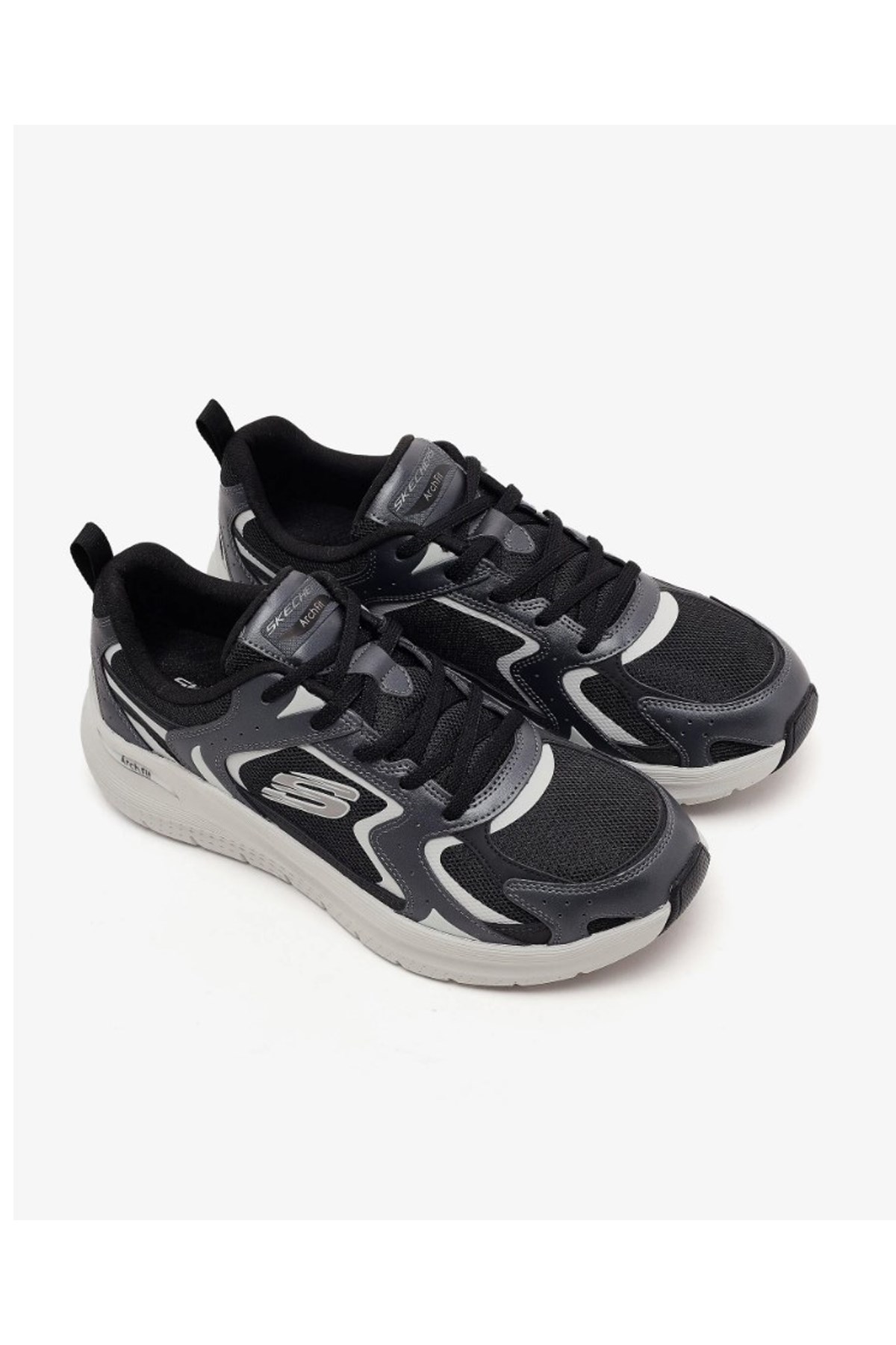 Skechers Arch Fit 2.0 Erkek Spor Ayakkabı 232806 BKCC Siyah