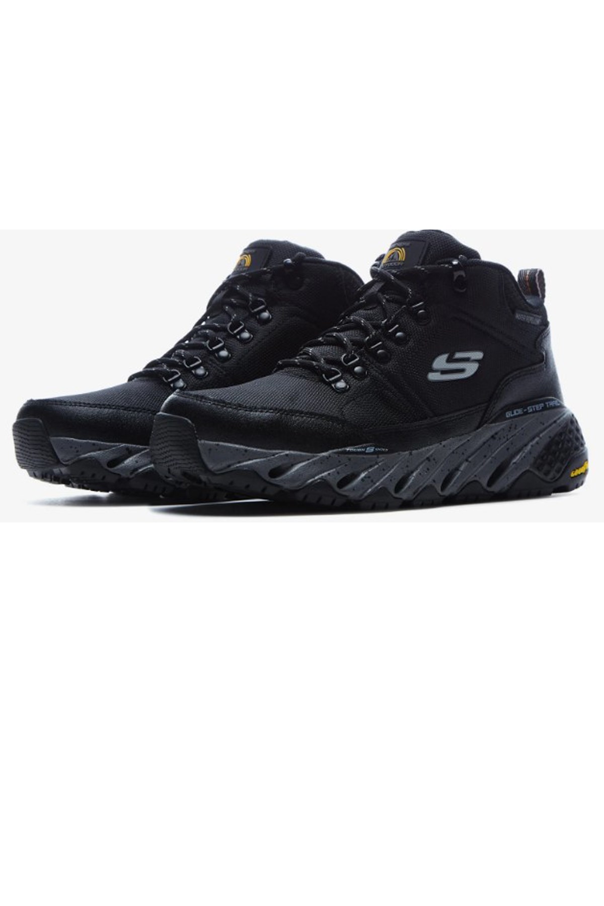Skechers Glide-Step Trail-Woodward Erkek Spor Ayakkabı 237257 BKCC Siyah