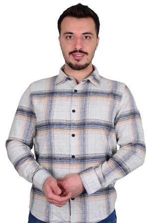 Cazador Erkek Oduncu Gömleği CAZ 2011 Bej