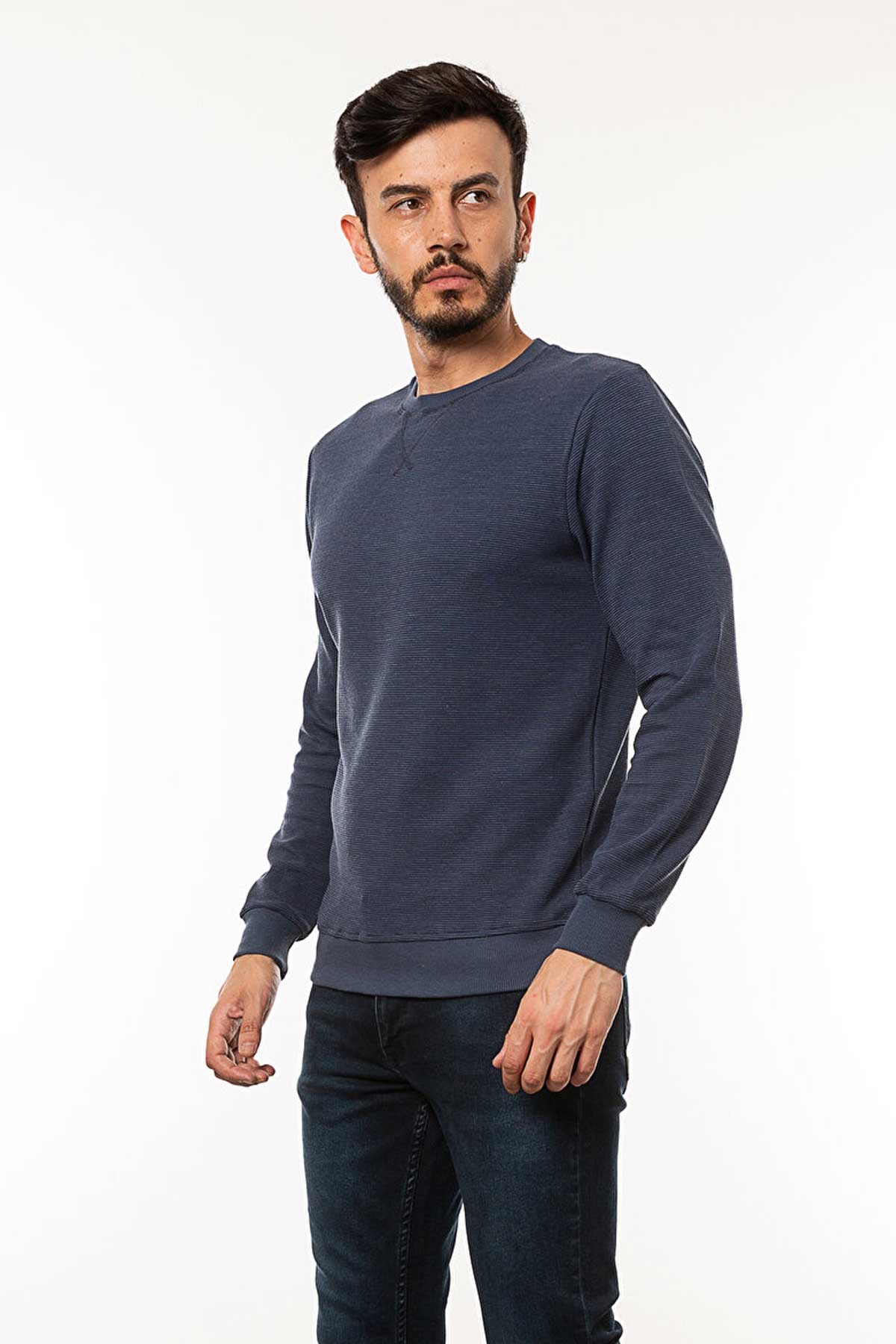 Cazador Erkek Sweatshirt CAZ 5233 Lacivert