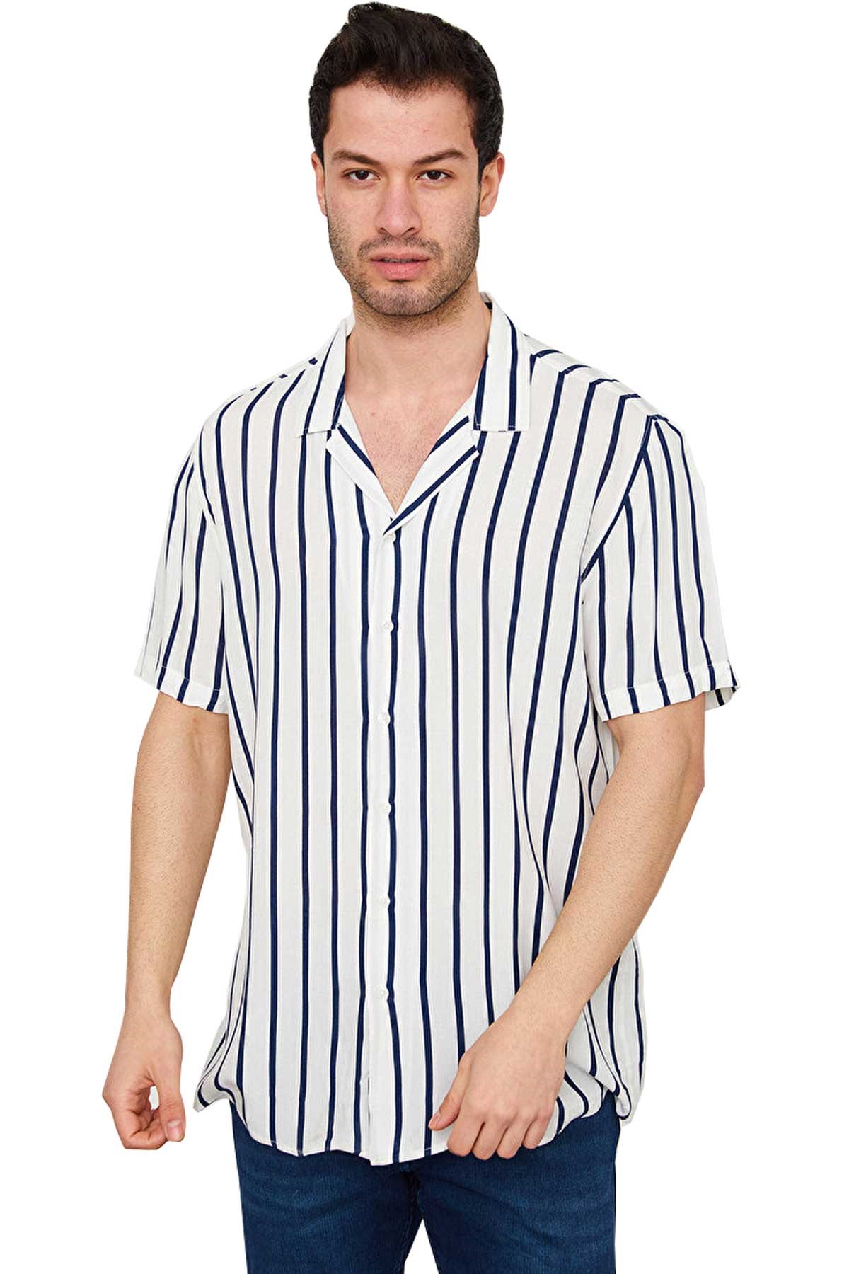 Cazador Erkek Gömlek CAZ 2004 Beyaz