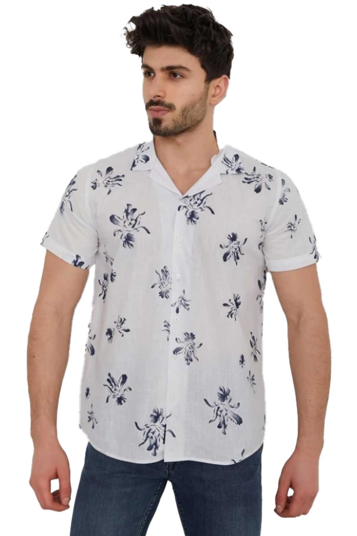 Cazador Erkek Gömlek CAZ 2028 Beyaz