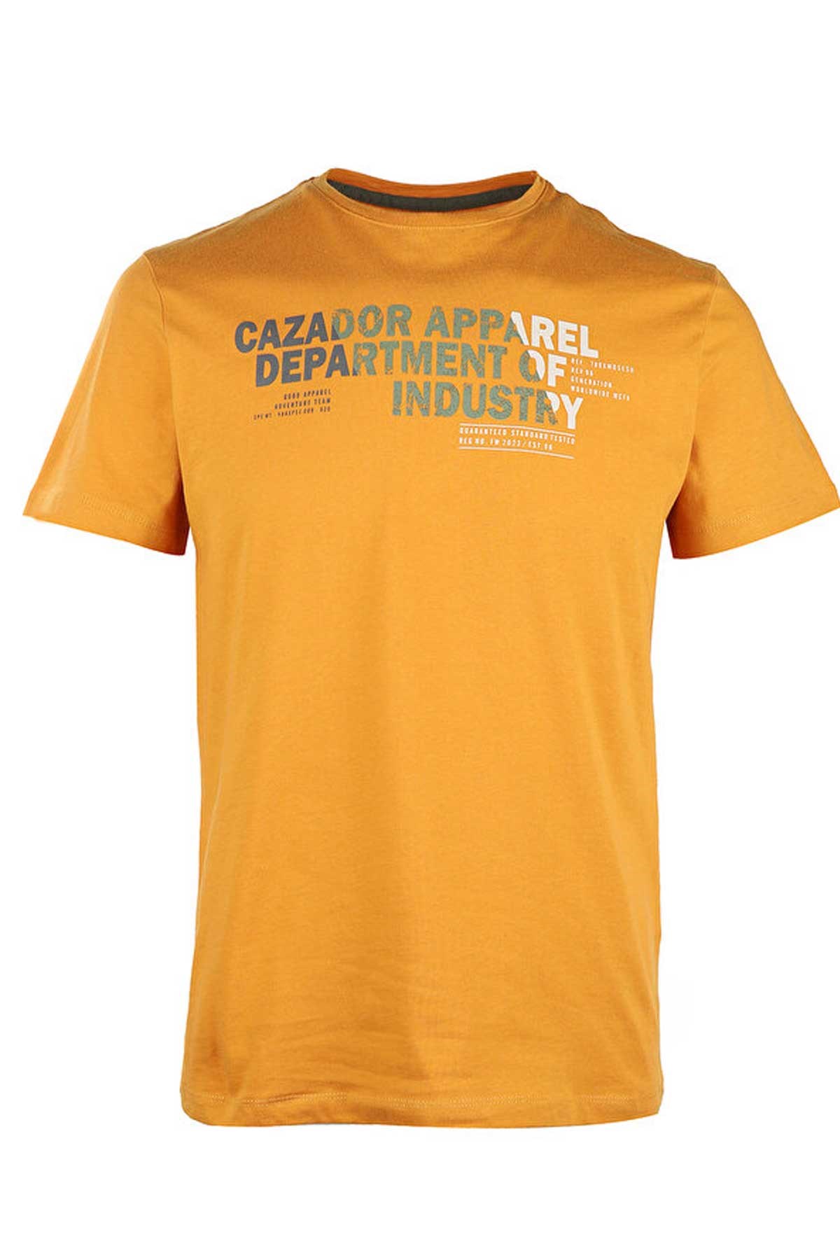 Cazador Erkek Tişört CAZ 4032 Sarı