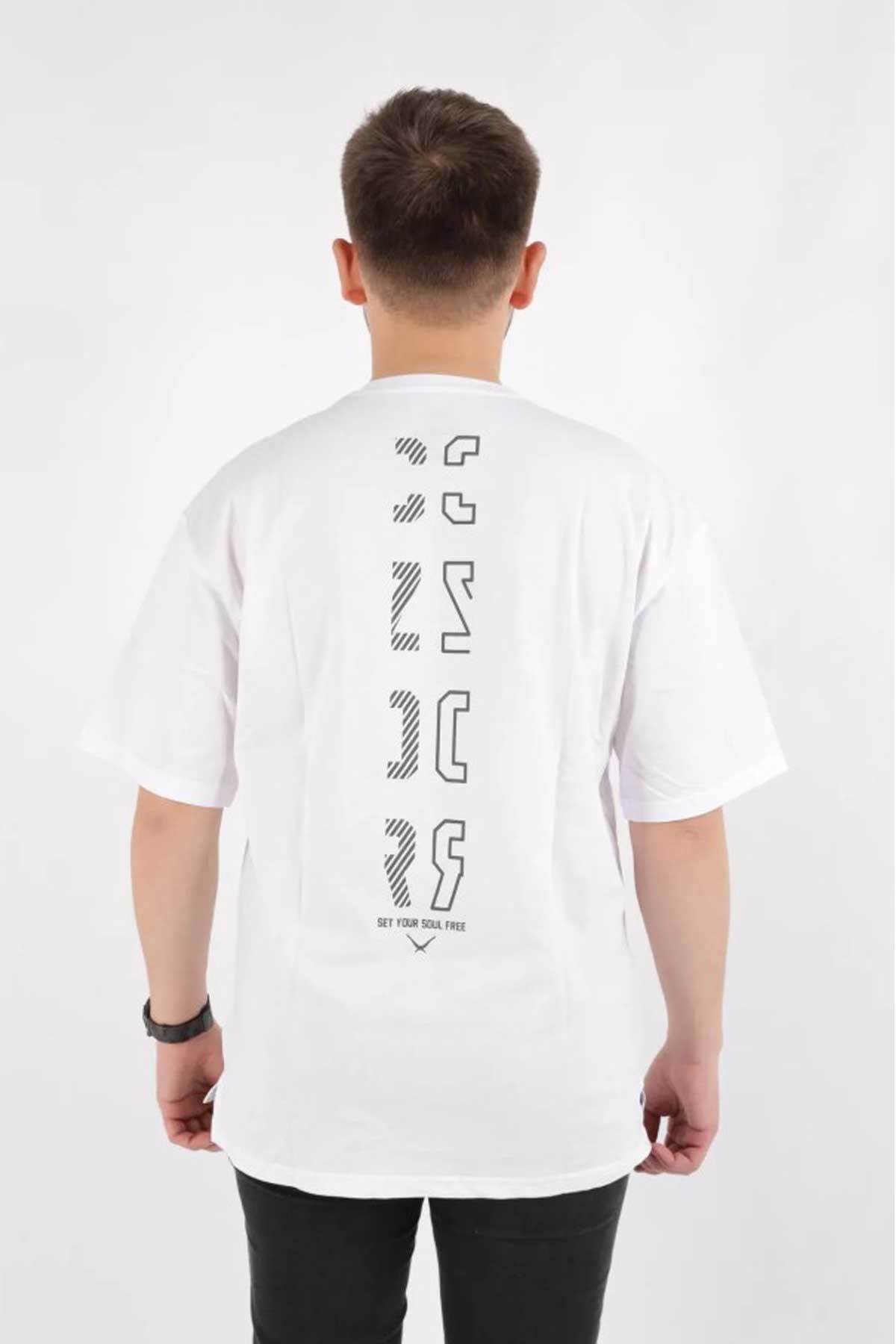 Cazador Erkek Tişört CAZ 4036 Beyaz