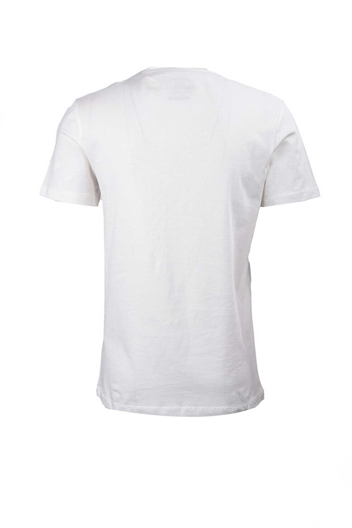 Cazador Erkek Tişört CAZ 4074 Ekru