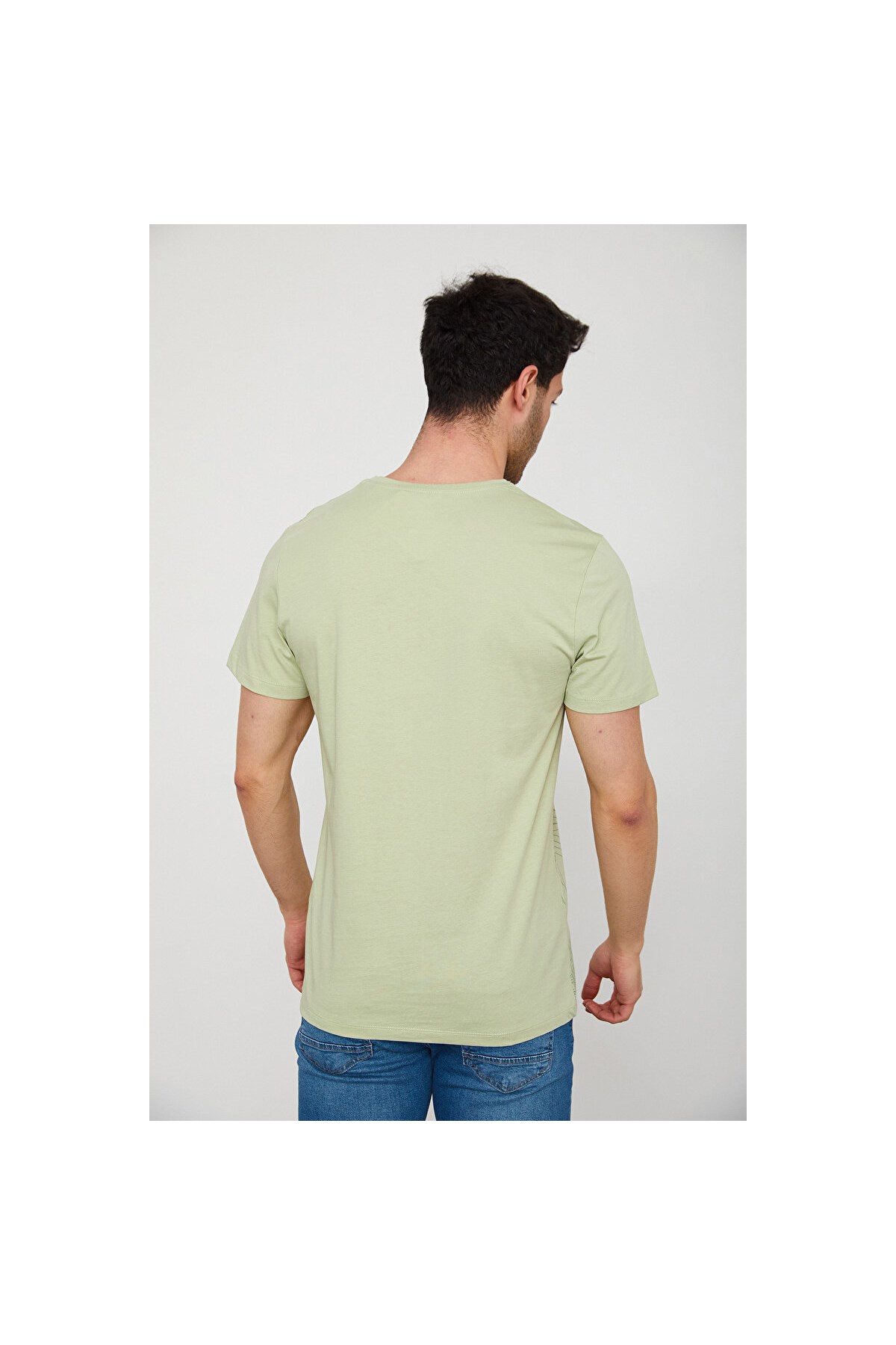Cazador Erkek Tişört CAZ 4121 Yeşil