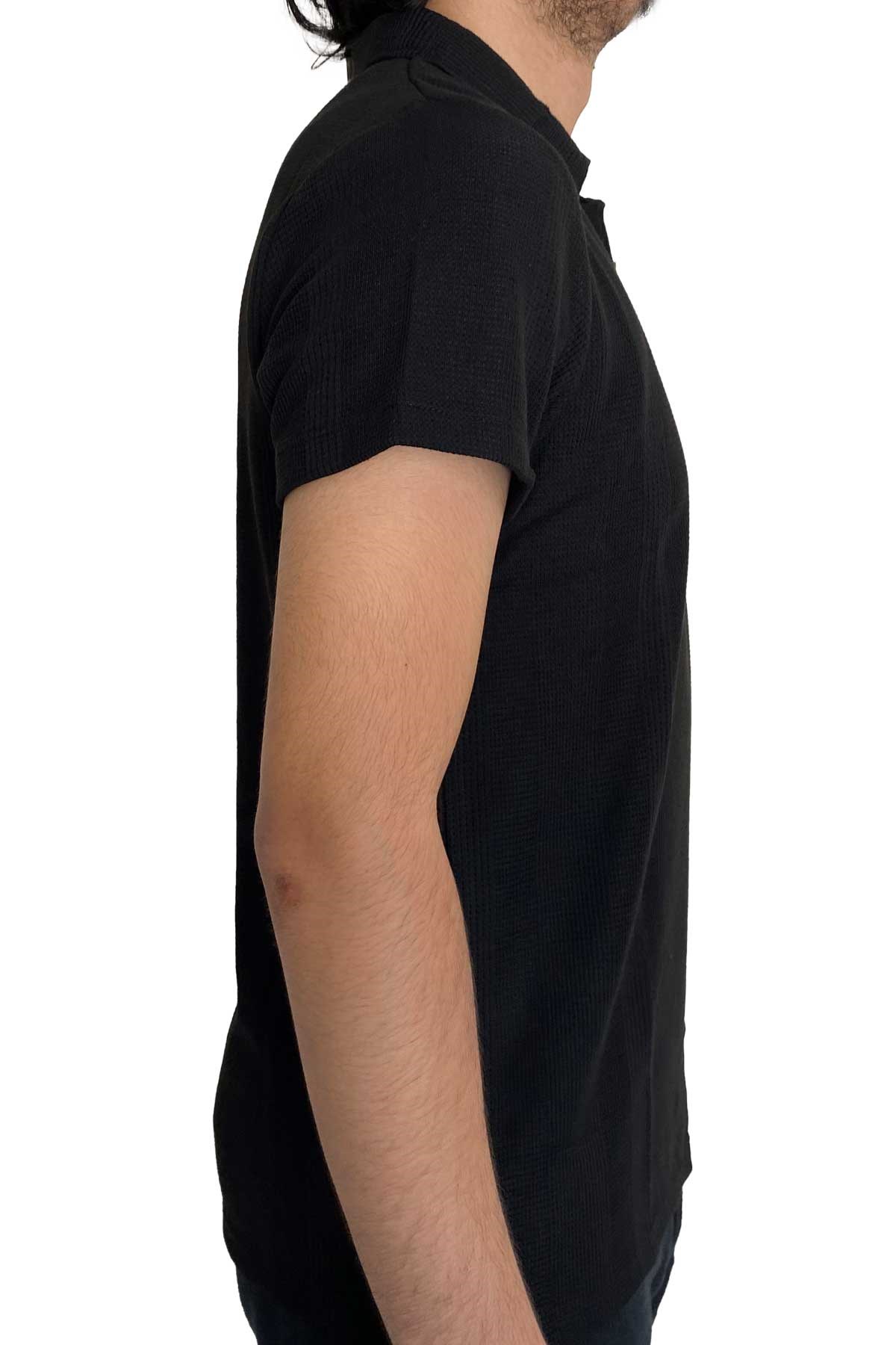 Cazador Erkek Tişört CAZ 4122 Siyah