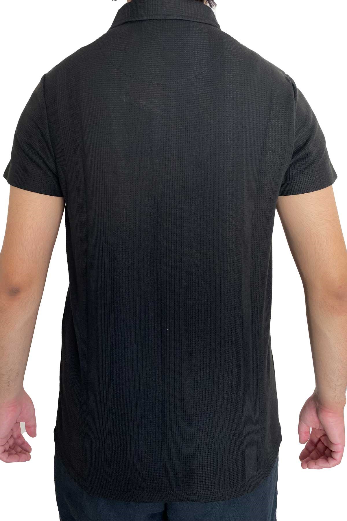 Cazador Erkek Tişört CAZ 4122 Siyah