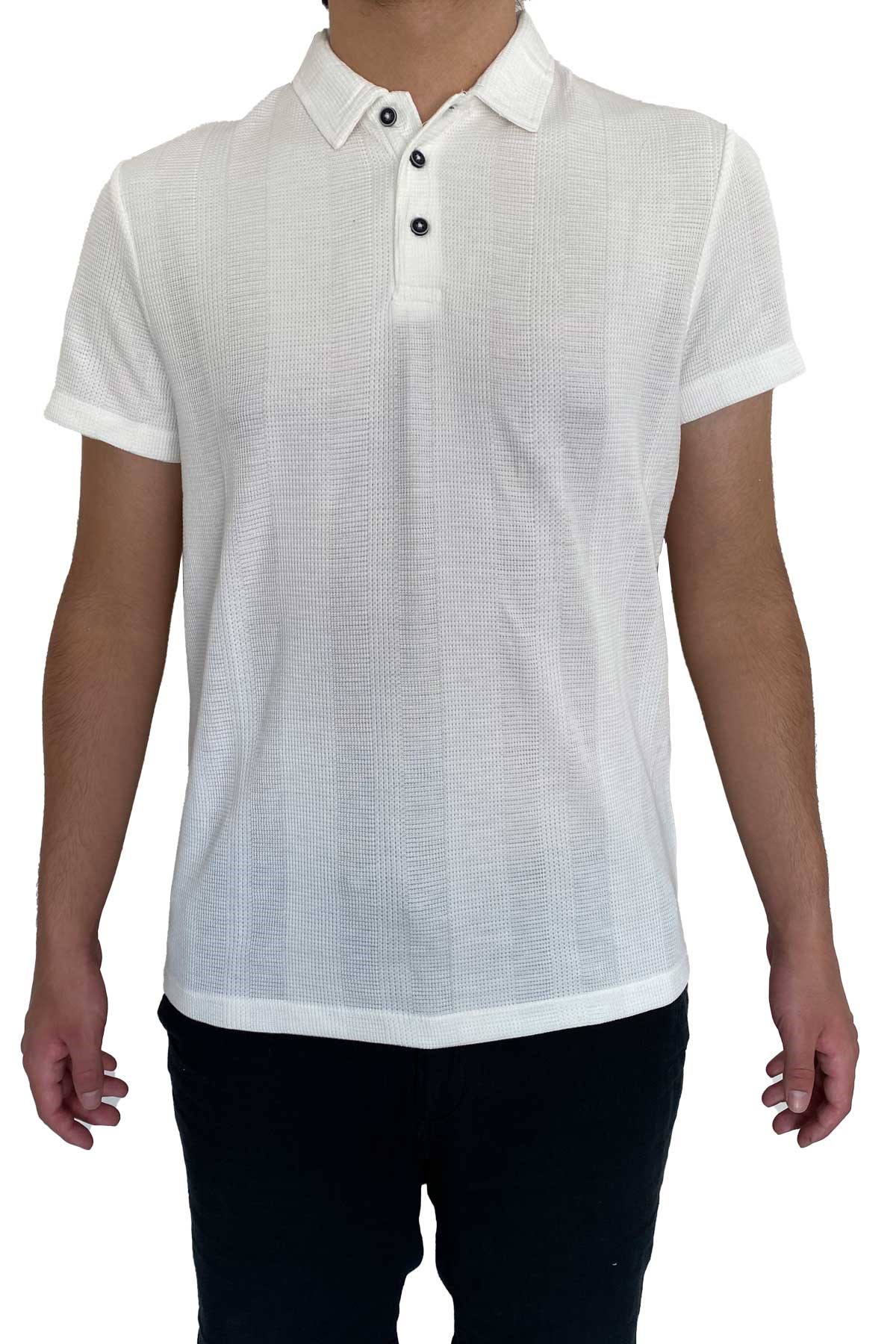 Cazador Erkek Tişört CAZ 4122 Ekru