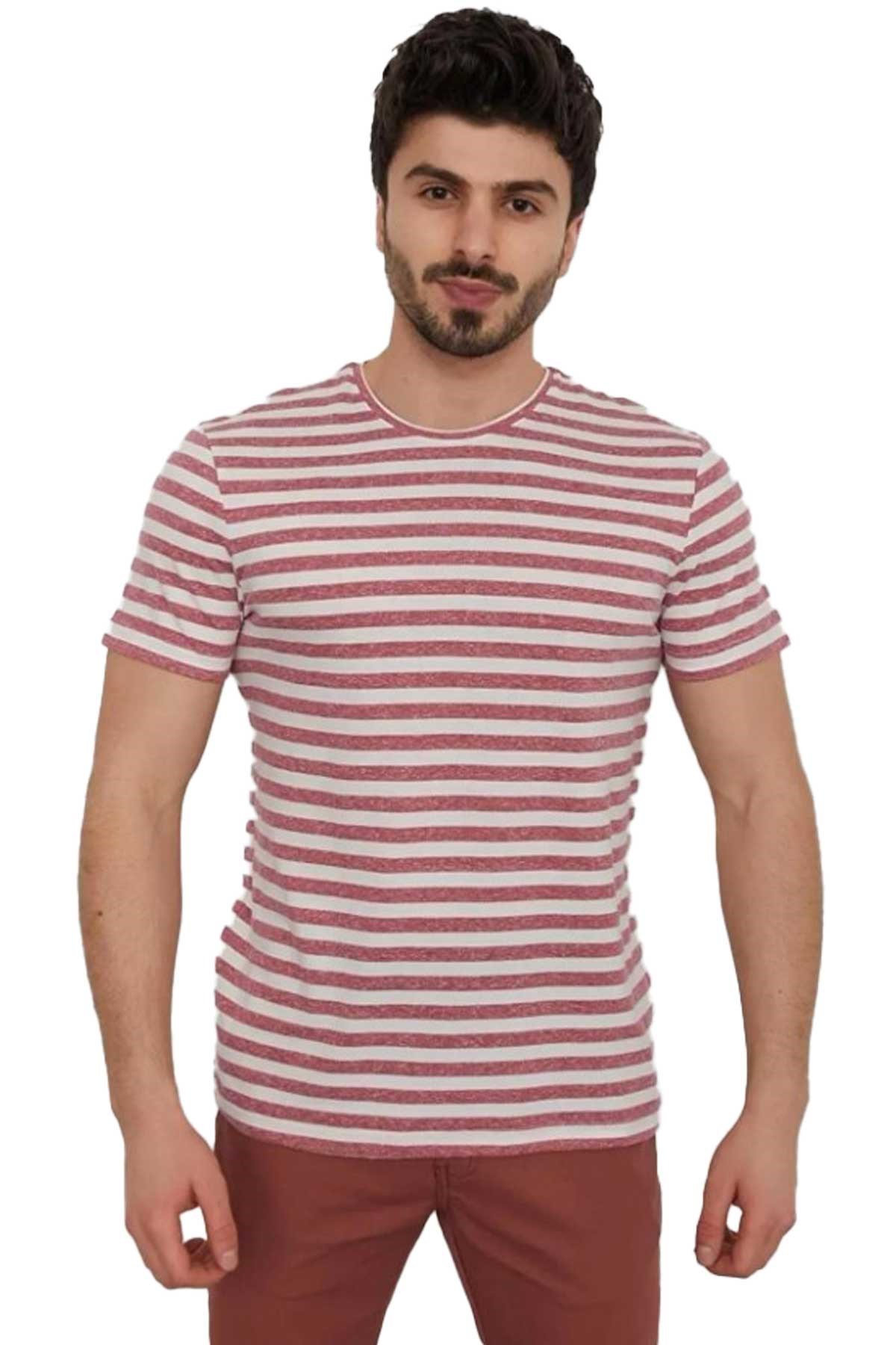 Cazador Erkek Tişört CAZ 4196 Kırmızı