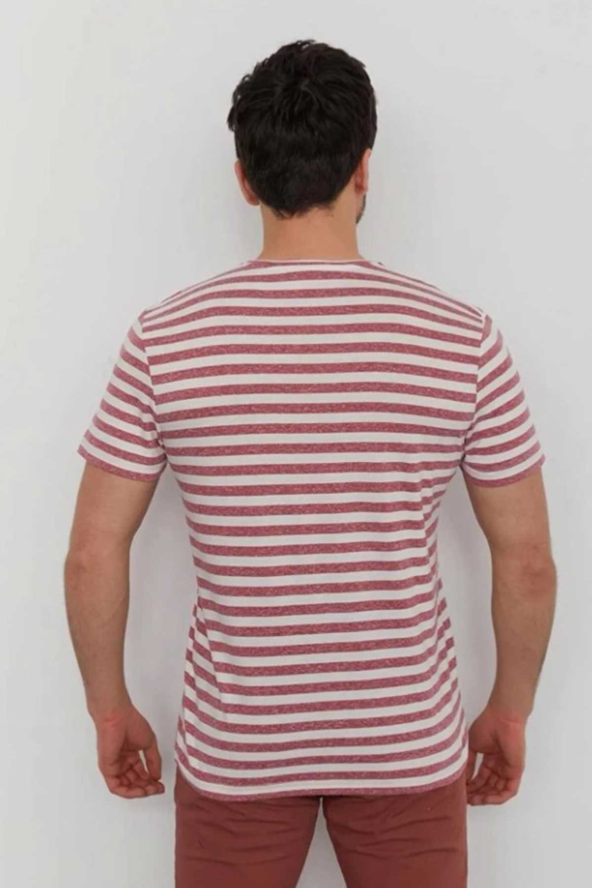 Cazador Erkek Tişört CAZ 4196 Kırmızı