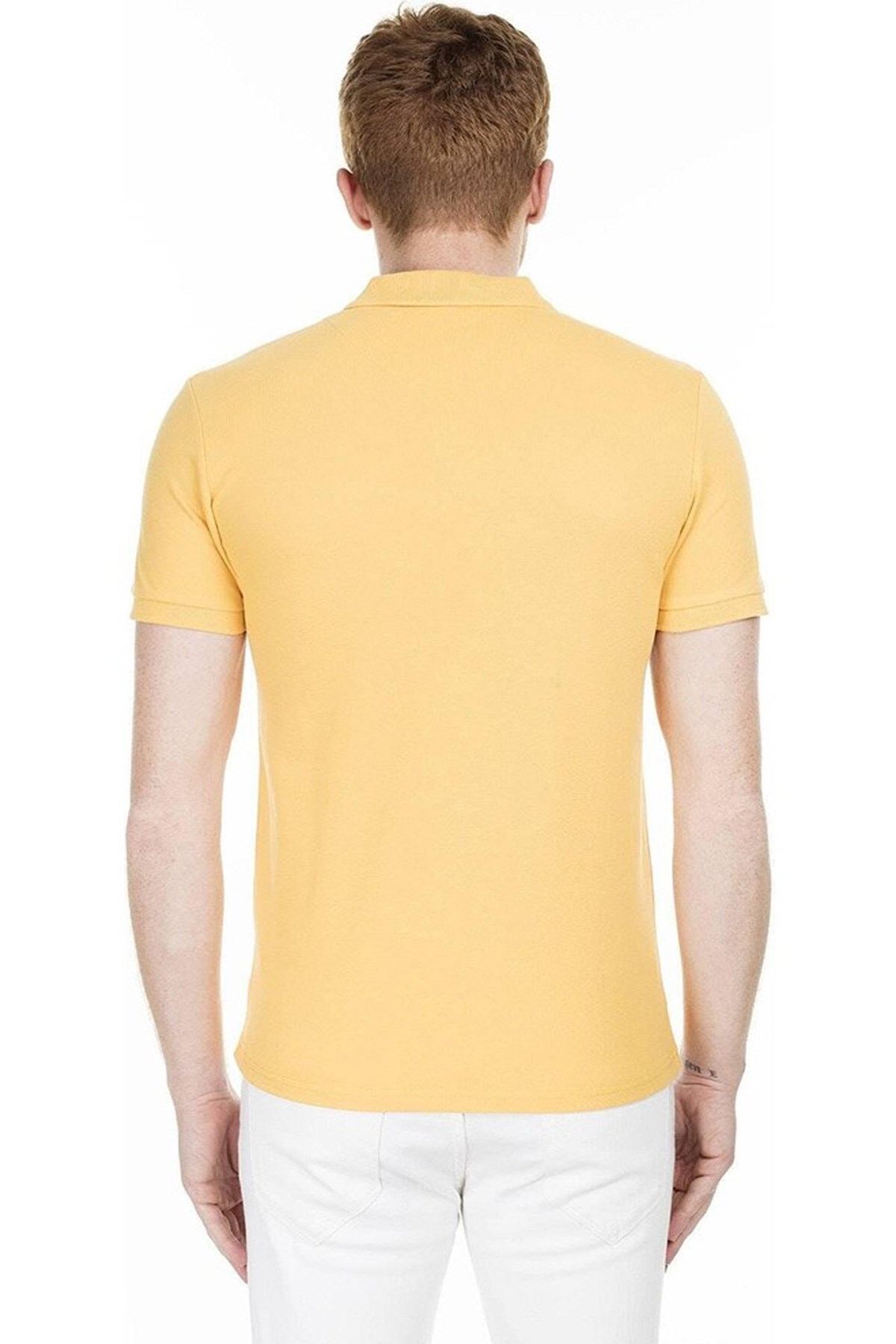 Cazador Erkek Tişört CAZ 4613 Sarı