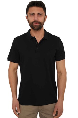 Cazador Erkek Tişört CAZ 4613 Siyah