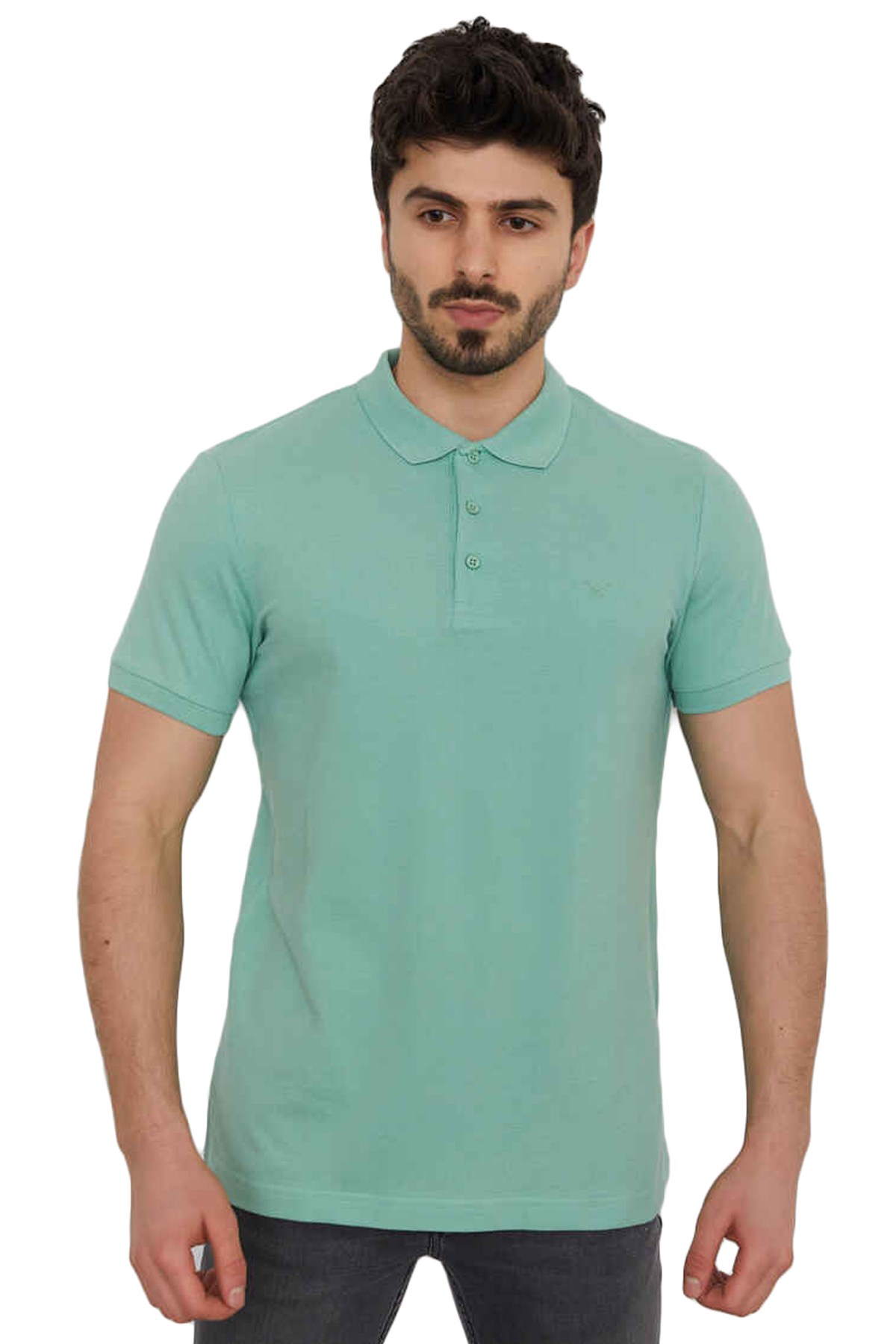 Cazador Erkek Polo Tişört CAZ 4613 Yeşil