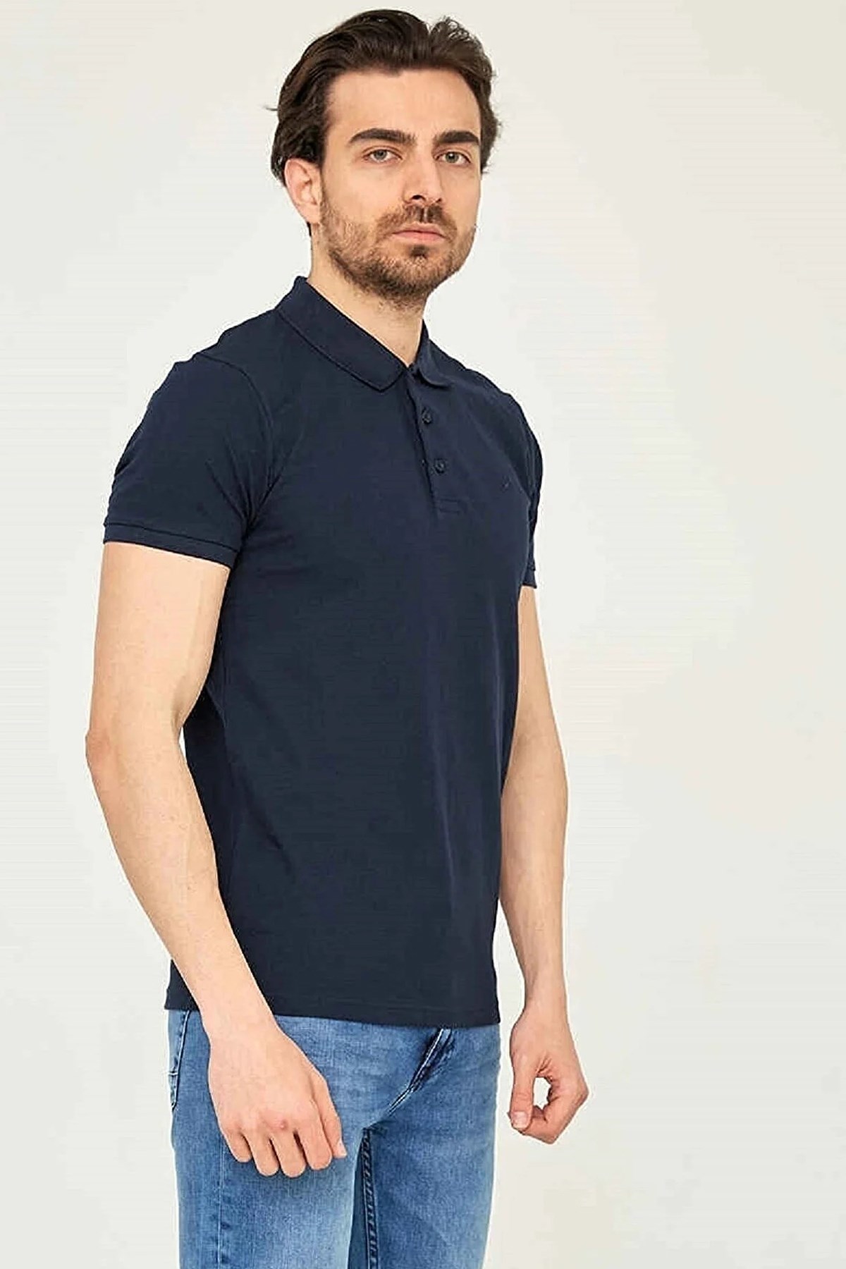 Cazador Erkek Tişört CAZ 4613 Lacivert