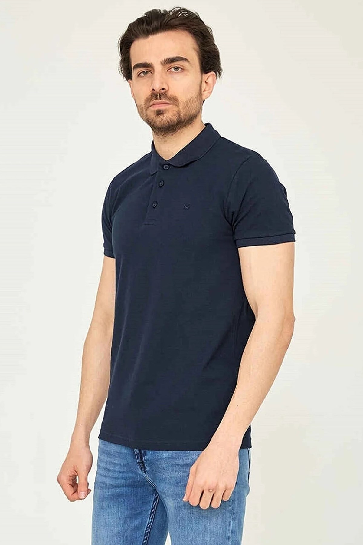 Cazador Erkek Tişört CAZ 4613 Lacivert
