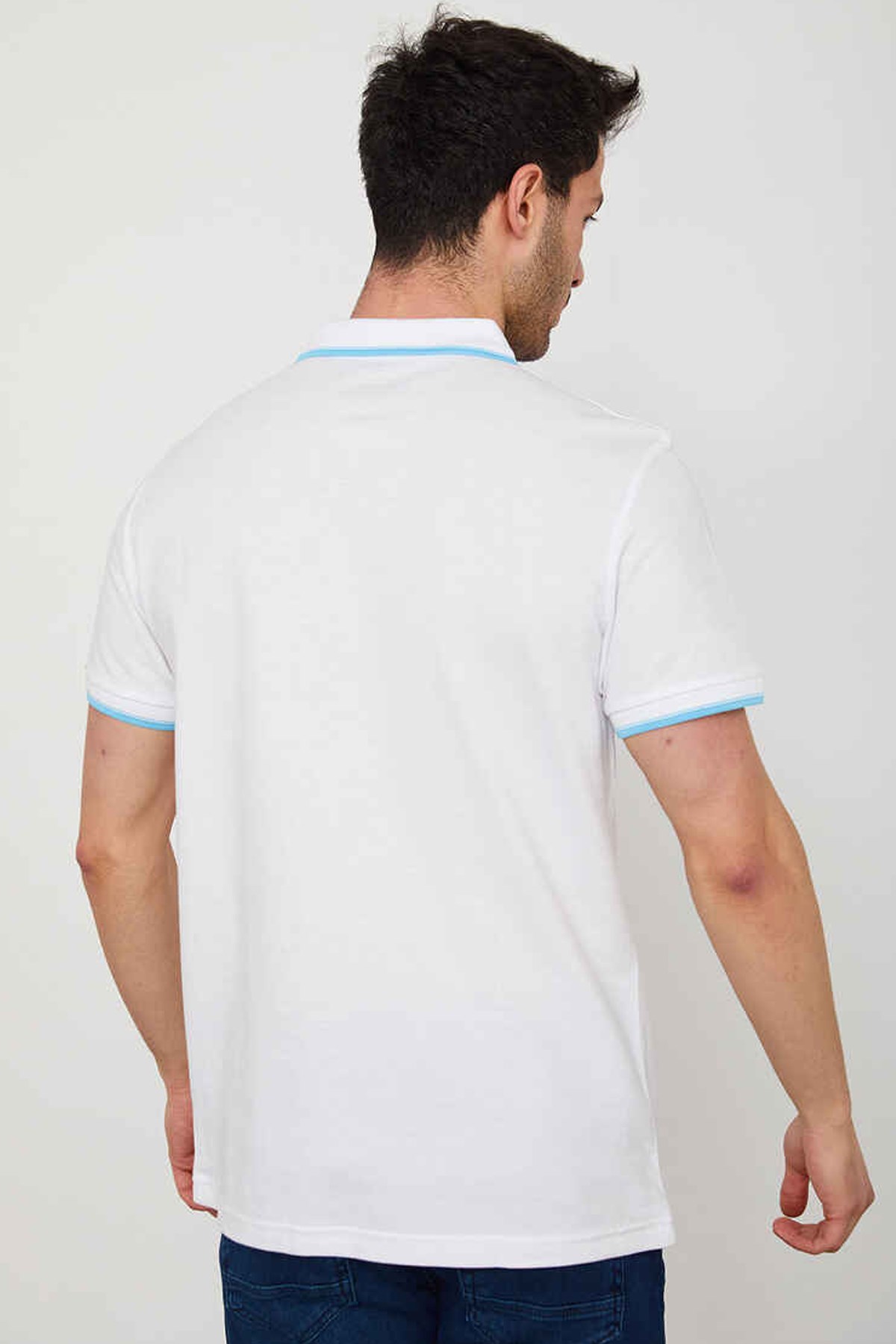 Cazador Erkek Polo Yaka Tişört CAZ 4614 Turkuaz