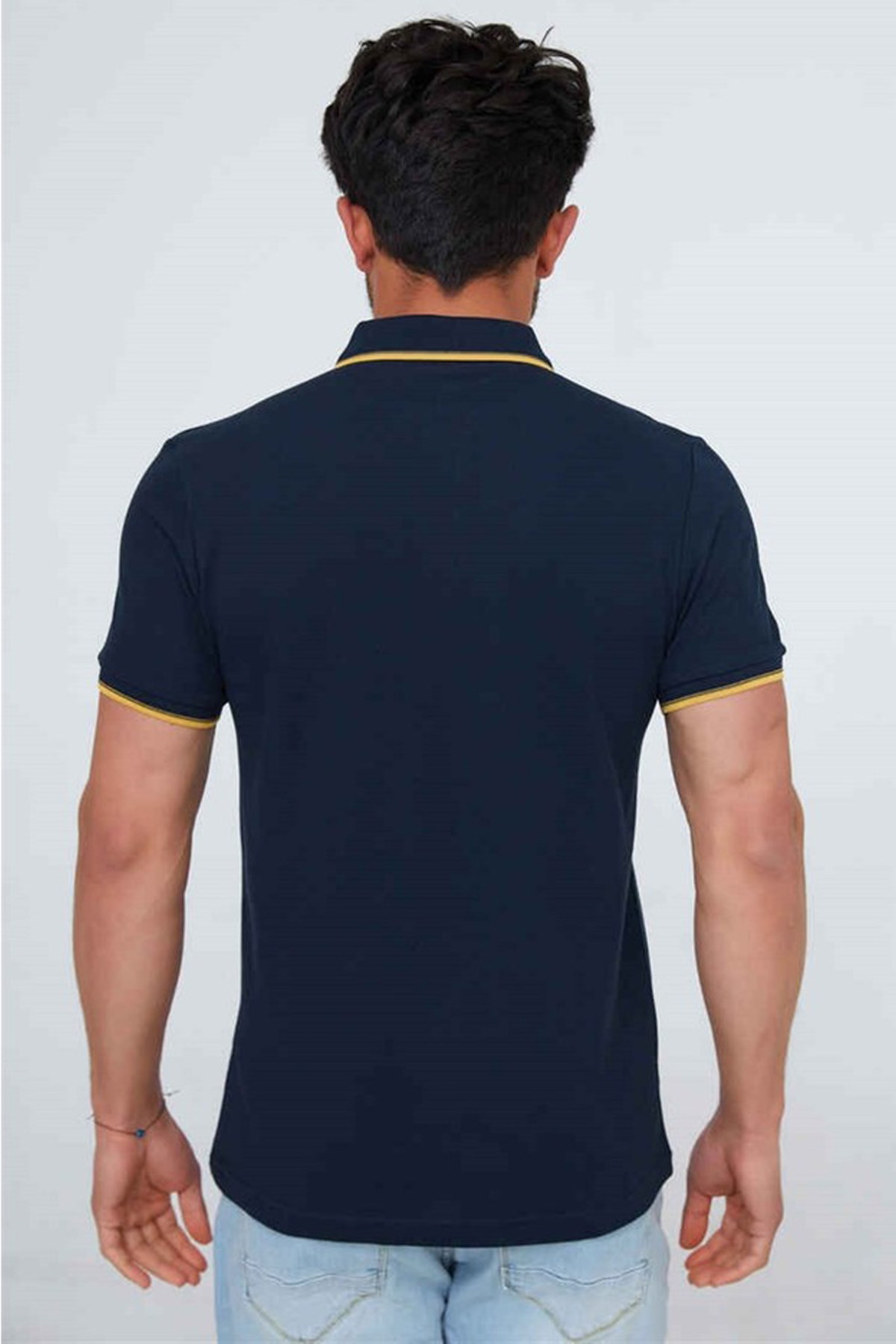 Cazador Erkek Polo Yaka Tişört CAZ 4614 Lacivert