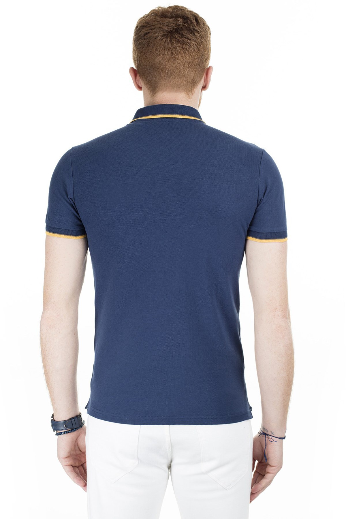 Cazador Erkek Polo Yaka Tişört CAZ 4614 Lacivert