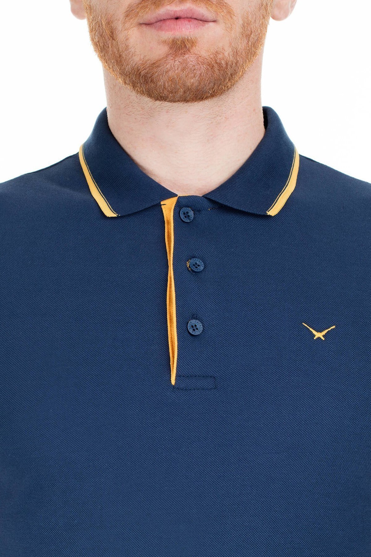 Cazador Erkek Polo Yaka Tişört CAZ 4614 Lacivert