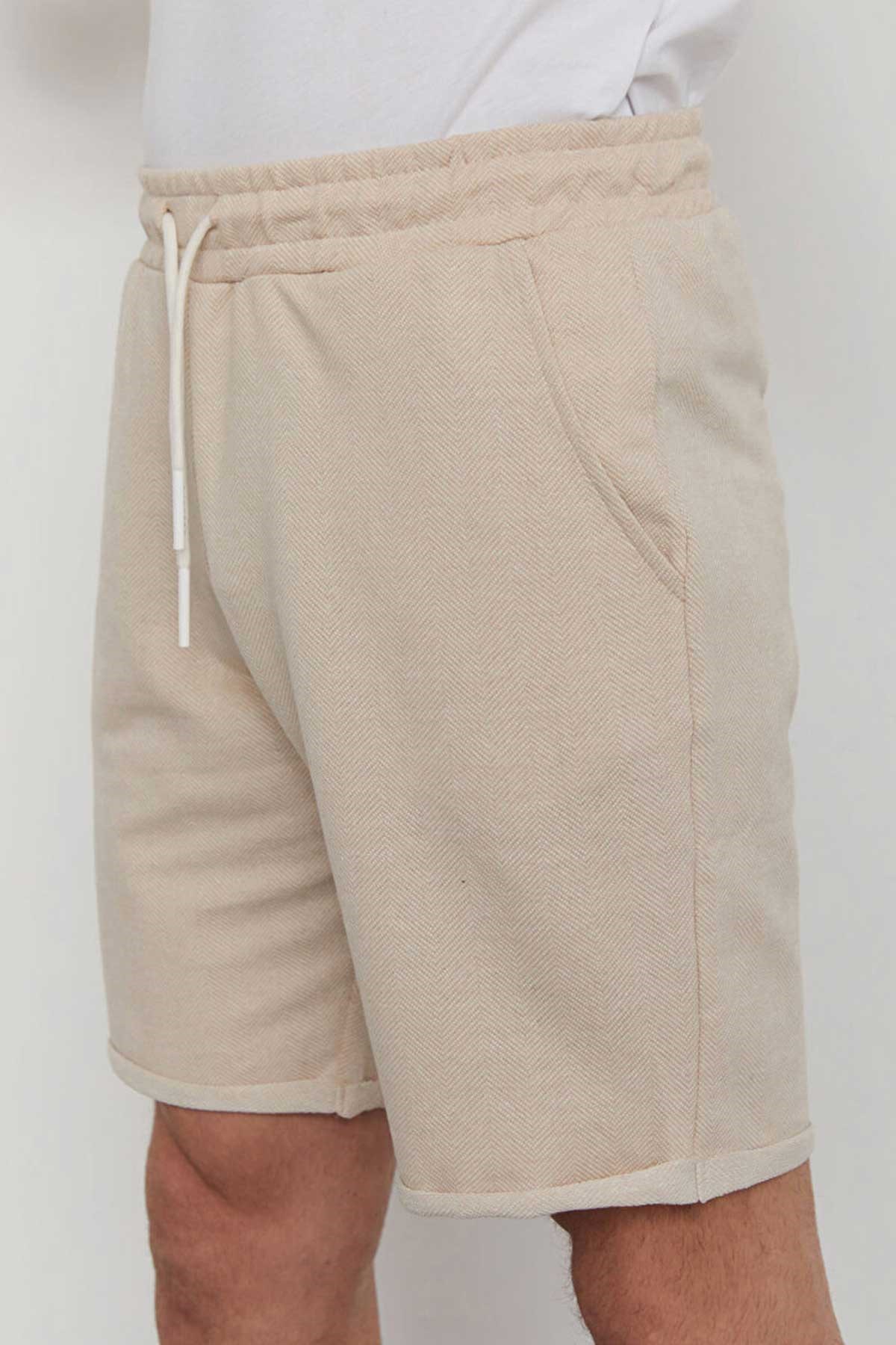 Cazador Erkek Bermuda Şort CAZ 6095 Bej