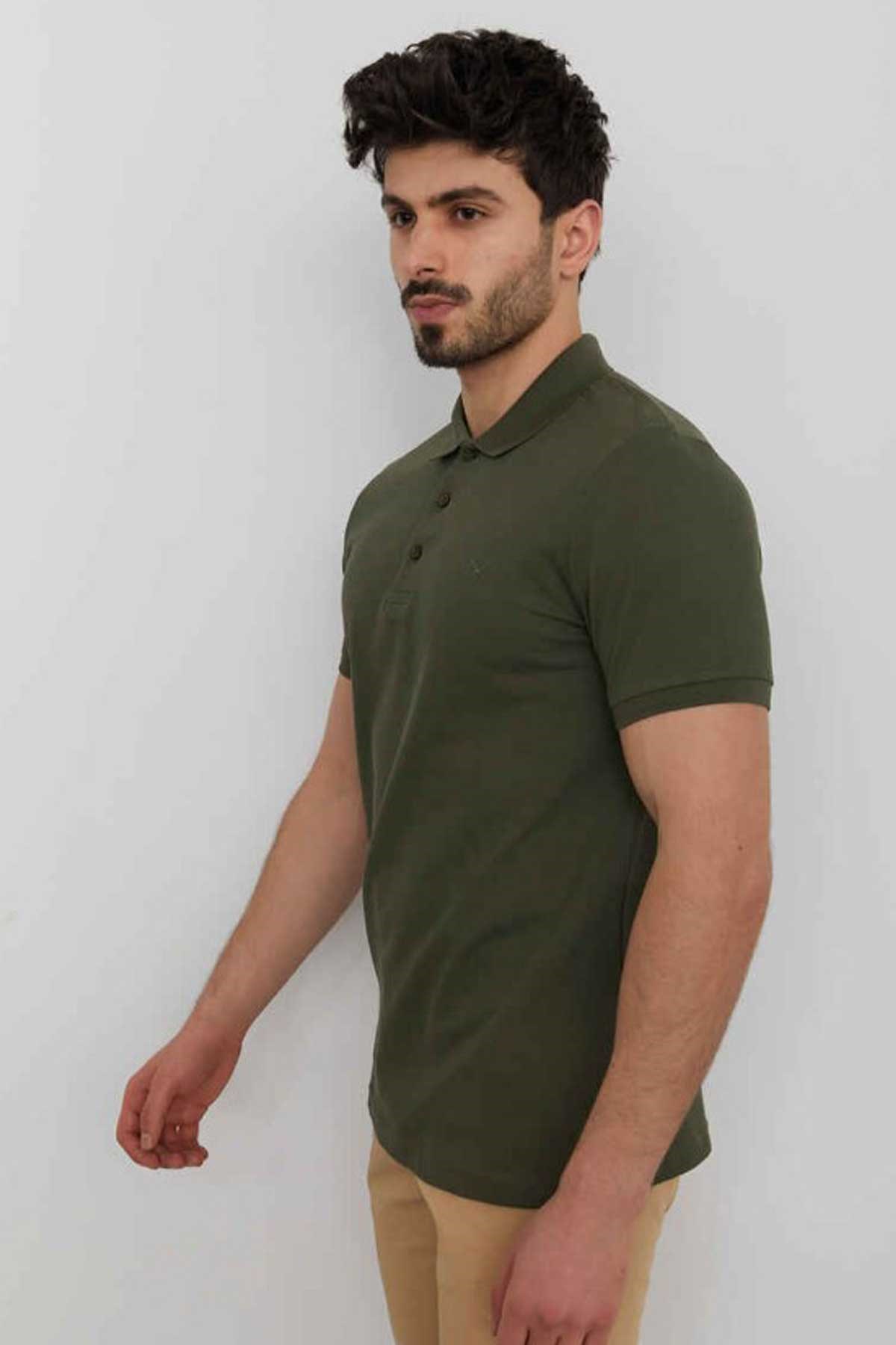 Cazador Erkek Tişört CAZ 4613 BTL Yeşil