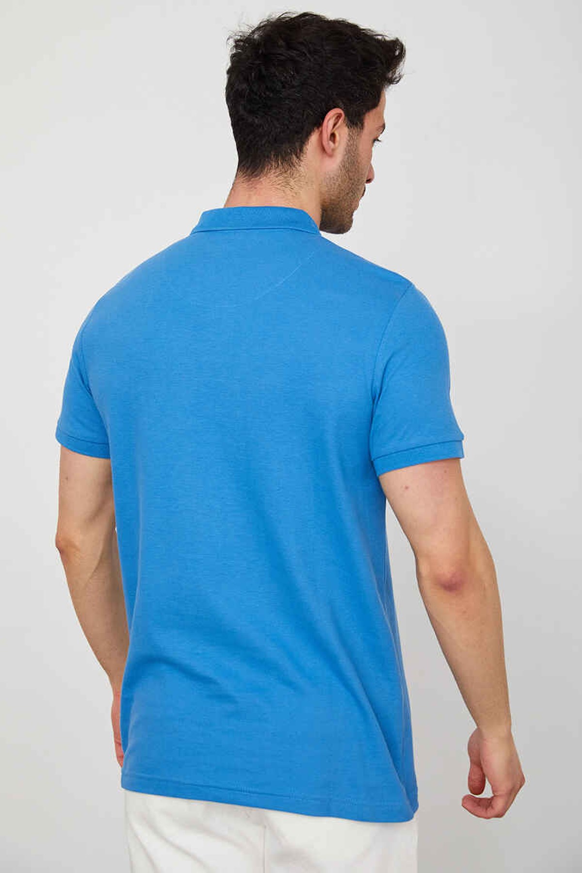 Cazador Erkek Polo Yaka Tişört CAZ 4613 BTL Mavi