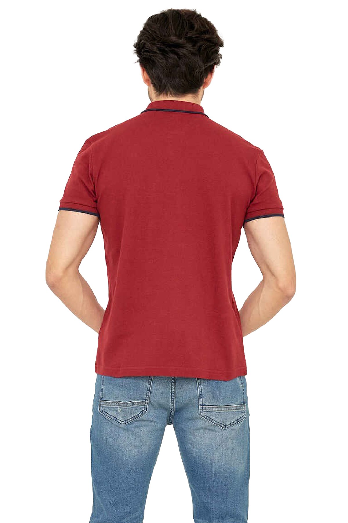 Cazador Erkek Tişört CAZ 4614 BTL Bordo